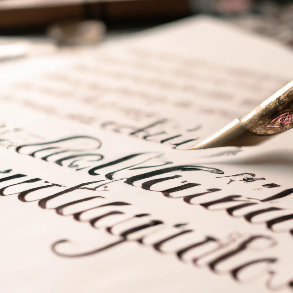 Podstawy kaligrafii: jak pięknie pisać?