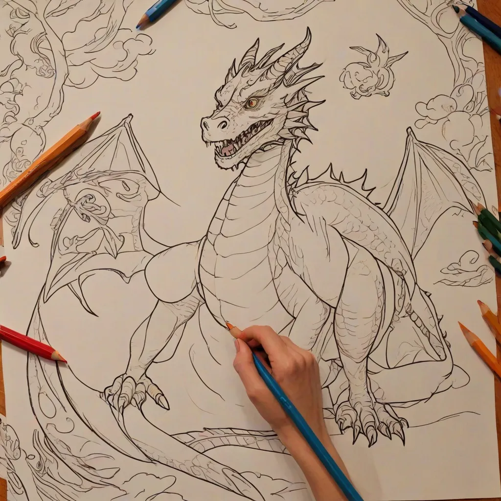 Jak narysować smoka z bajki?