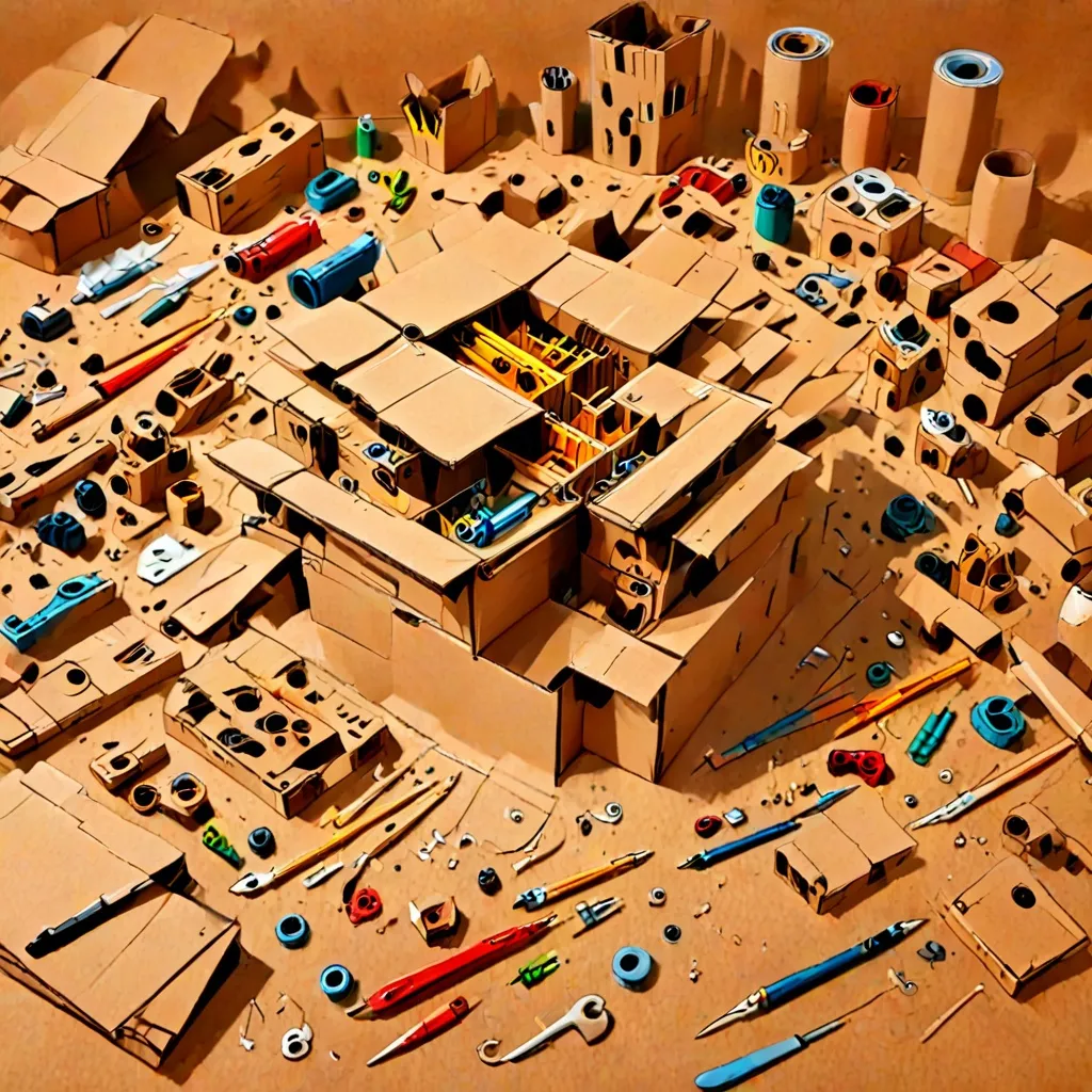 DIY z kartonu - co można z niego zrobić?